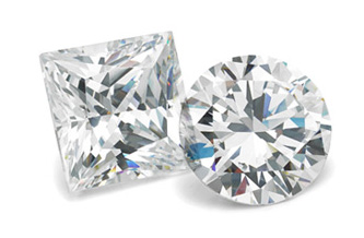 Round-cut, Lab-Created Diamond