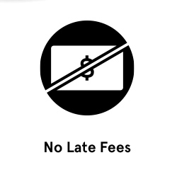 No late fees