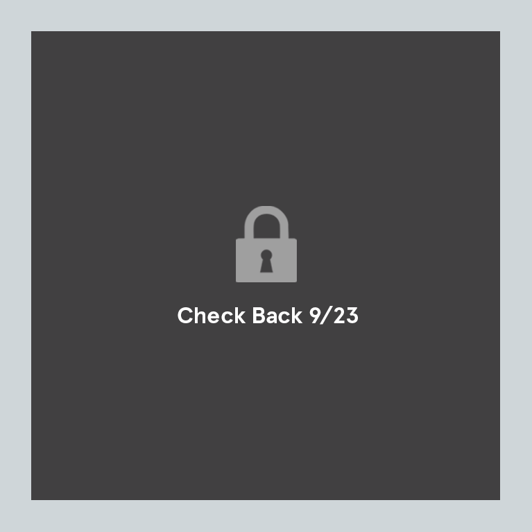 Check back on 9/23/19