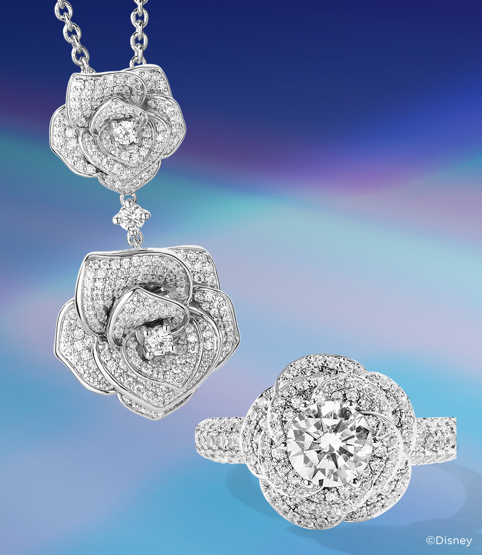 Zales 1/5 CT. T.w. Diamond Chain Link Hoop Earrings in 10K Rose Gold |  Hamilton Place