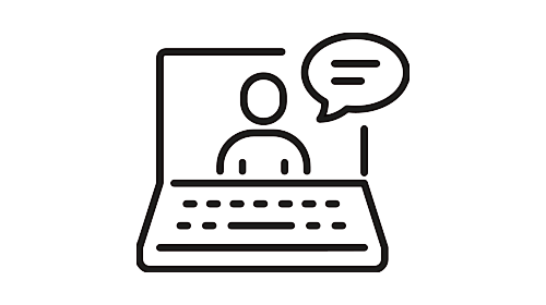 Computer Chat Icon