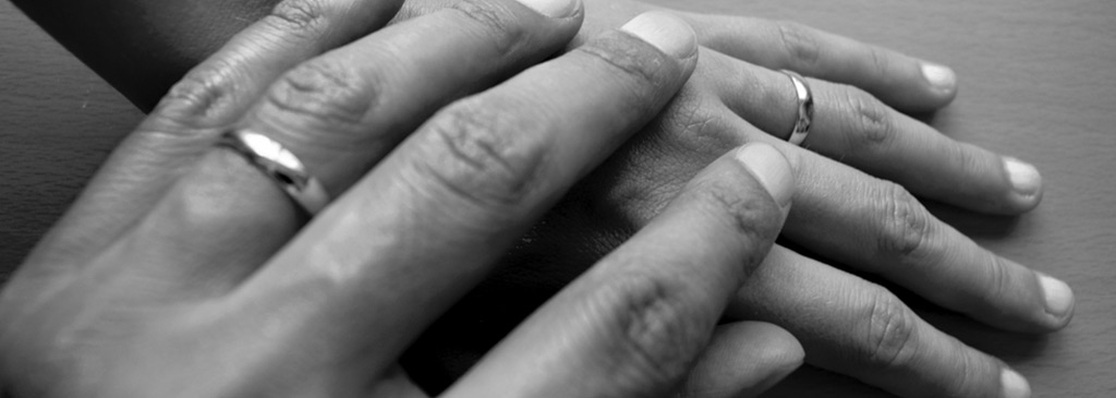 Holding Hands with Wedding Rings