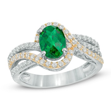 Emerald Engagement Ring Example 2
