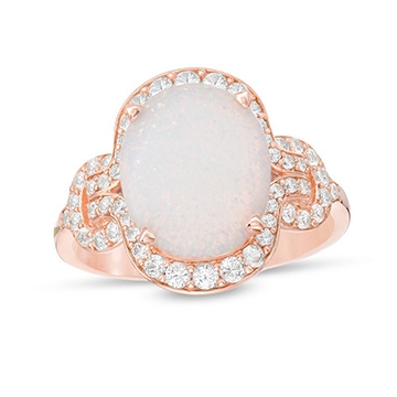 Opal Engagement Ring Example 2