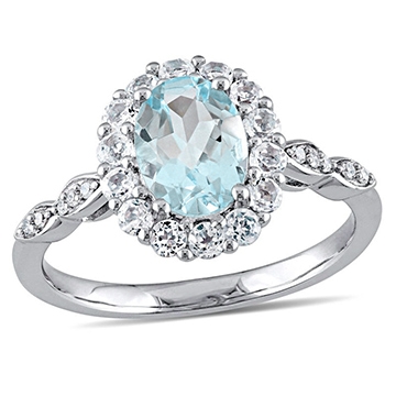 Topaz Engagement Ring Example 1