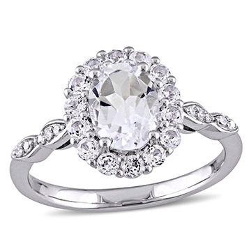 Topaz Engagement Ring Example 2