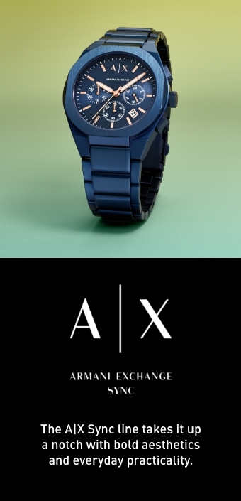 The A|X Sync line takes it up a notch with bold aesthetics and everyday practicality.