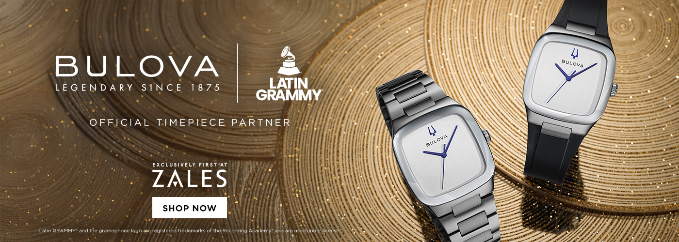 Bulova. Latin Grammy. Official timepiece partner. Shop Now.