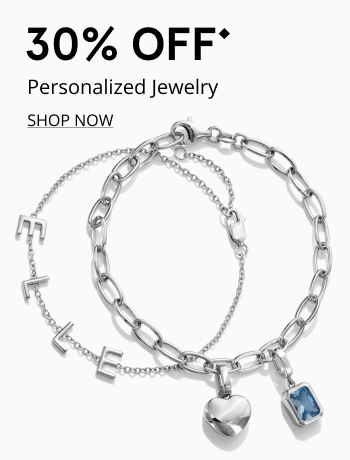 30% Off⬥ Personalized Jewelry