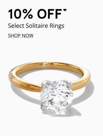 10% Off♥ Solitaire Rings