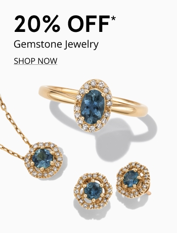 20% Off* Gemstone Jewelry