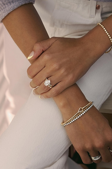 Infinity Loop Necklace in 14K Gold | Zales
