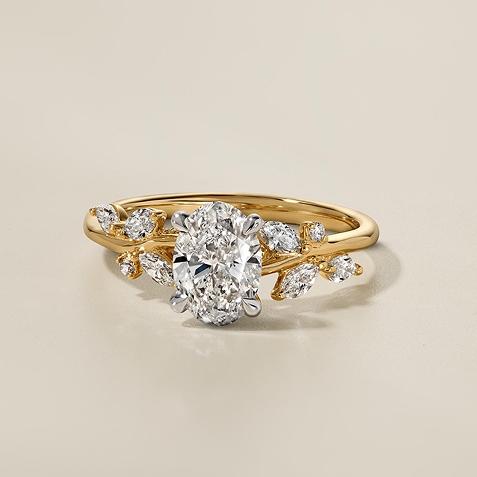 Shop Oval Rings engagement rings from Zales.