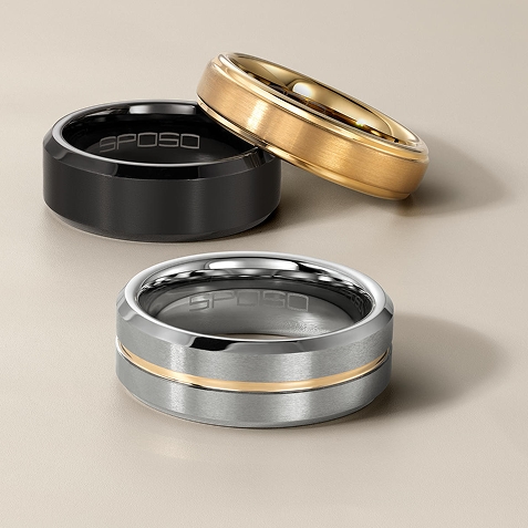 Shop men's wedding bands from Zales.