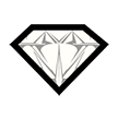 A near colorless diamond