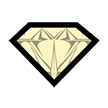 A yellow colored diamond