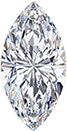 A marquise-shaped diamond