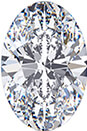 An oval-shaped diamond