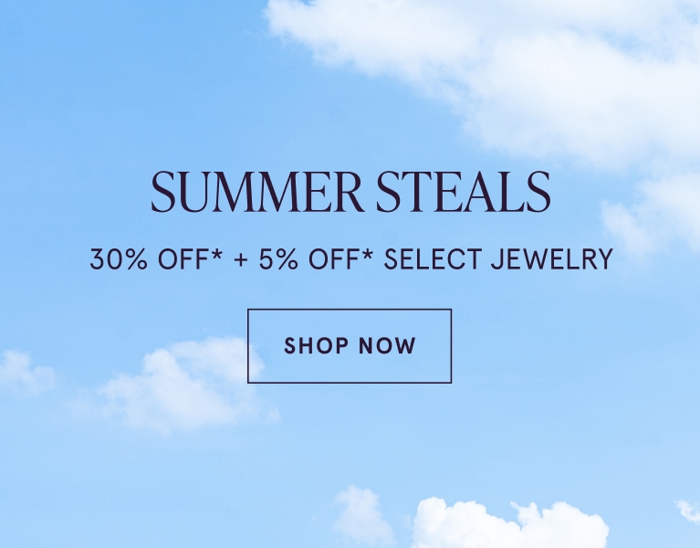30% Off* + 5% Off* select Jewelry. Shop Now.