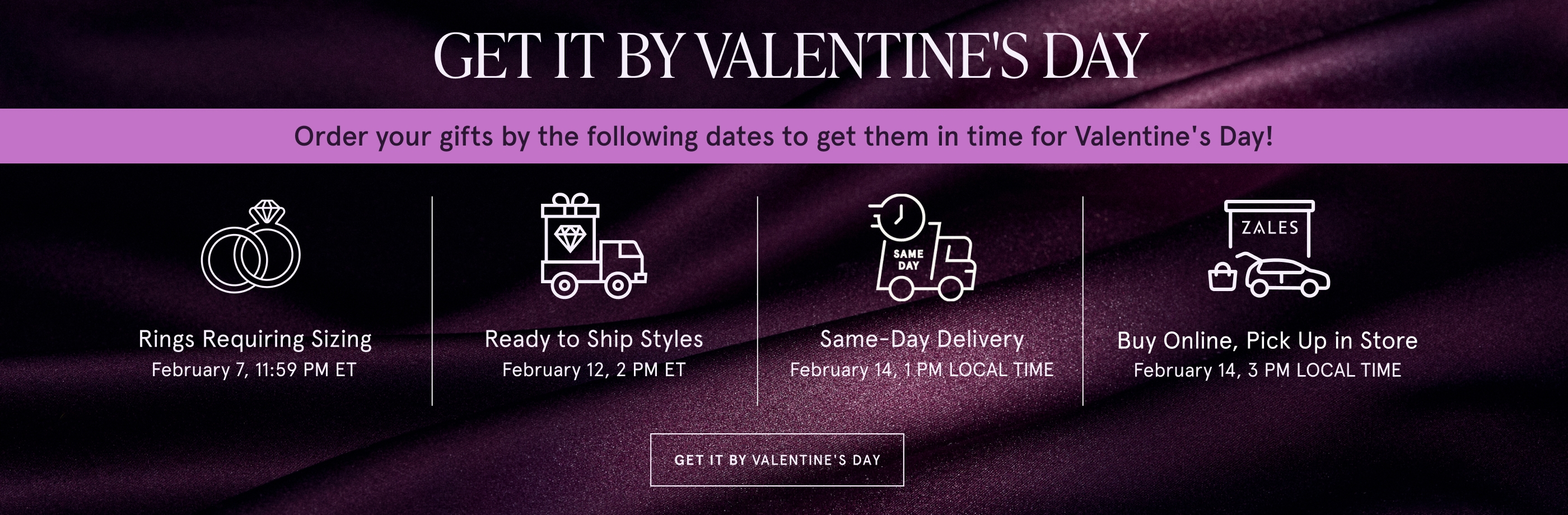 Get it by Valentine's Day. 