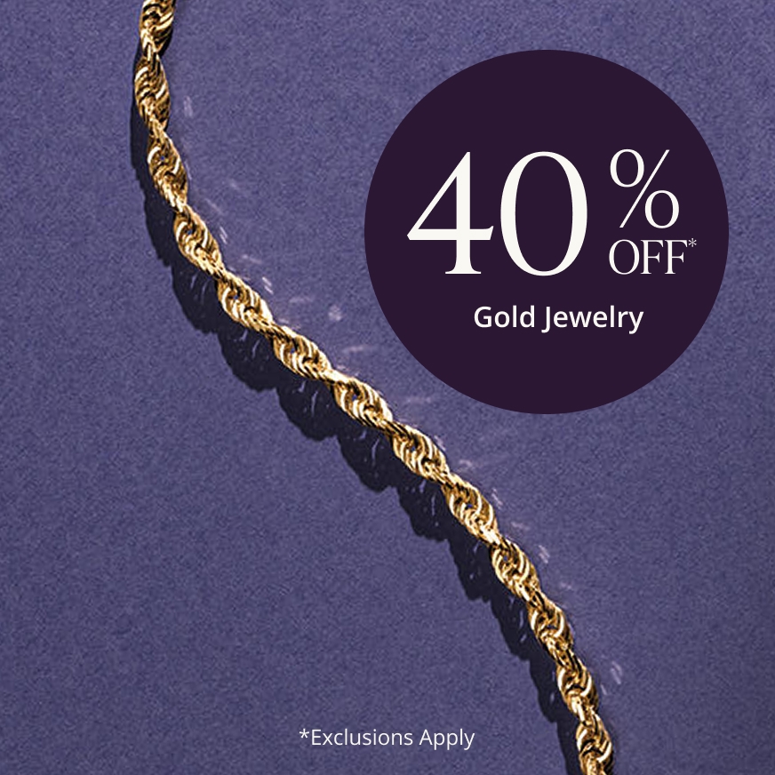40% Off Select 10K & 14K Gold Jewelry