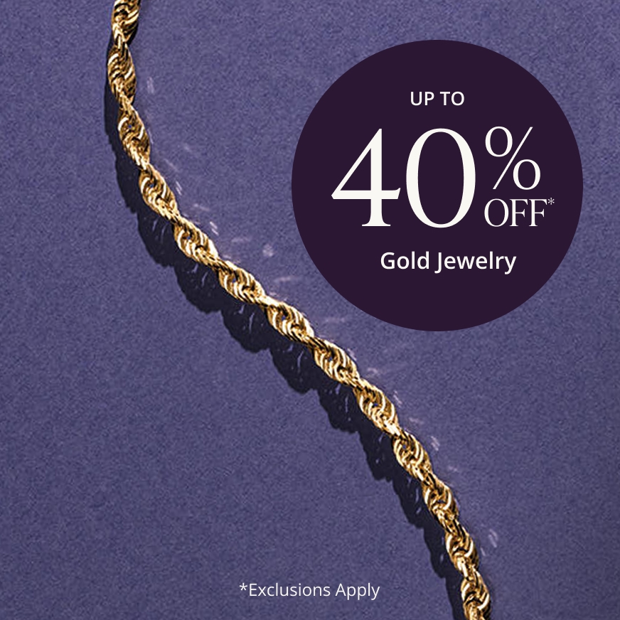 Up to 40% Off Select 10K & 14K Gold Jewelry