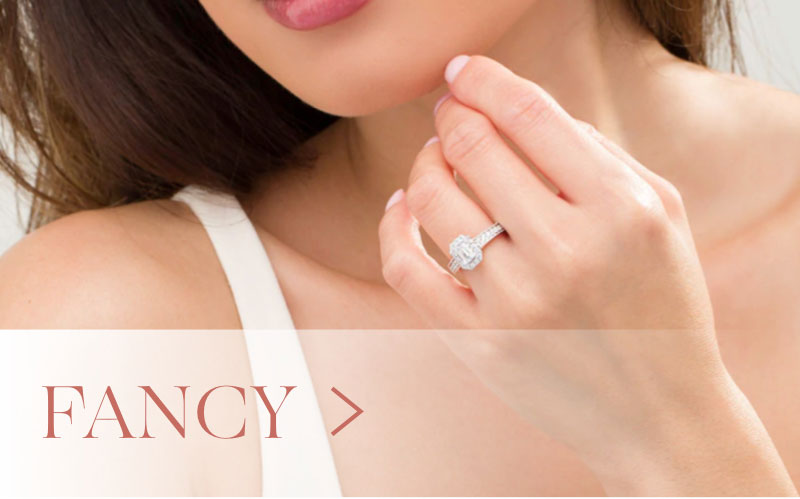 Trending Bridal | Shop Fancy Shapes >