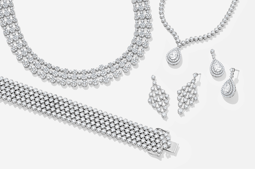 Diamond and Black Diamond Long Chain Round Tassel Pendant Necklace, The Gem  Palace Beekman New York - Fine Jewelry Rental Service