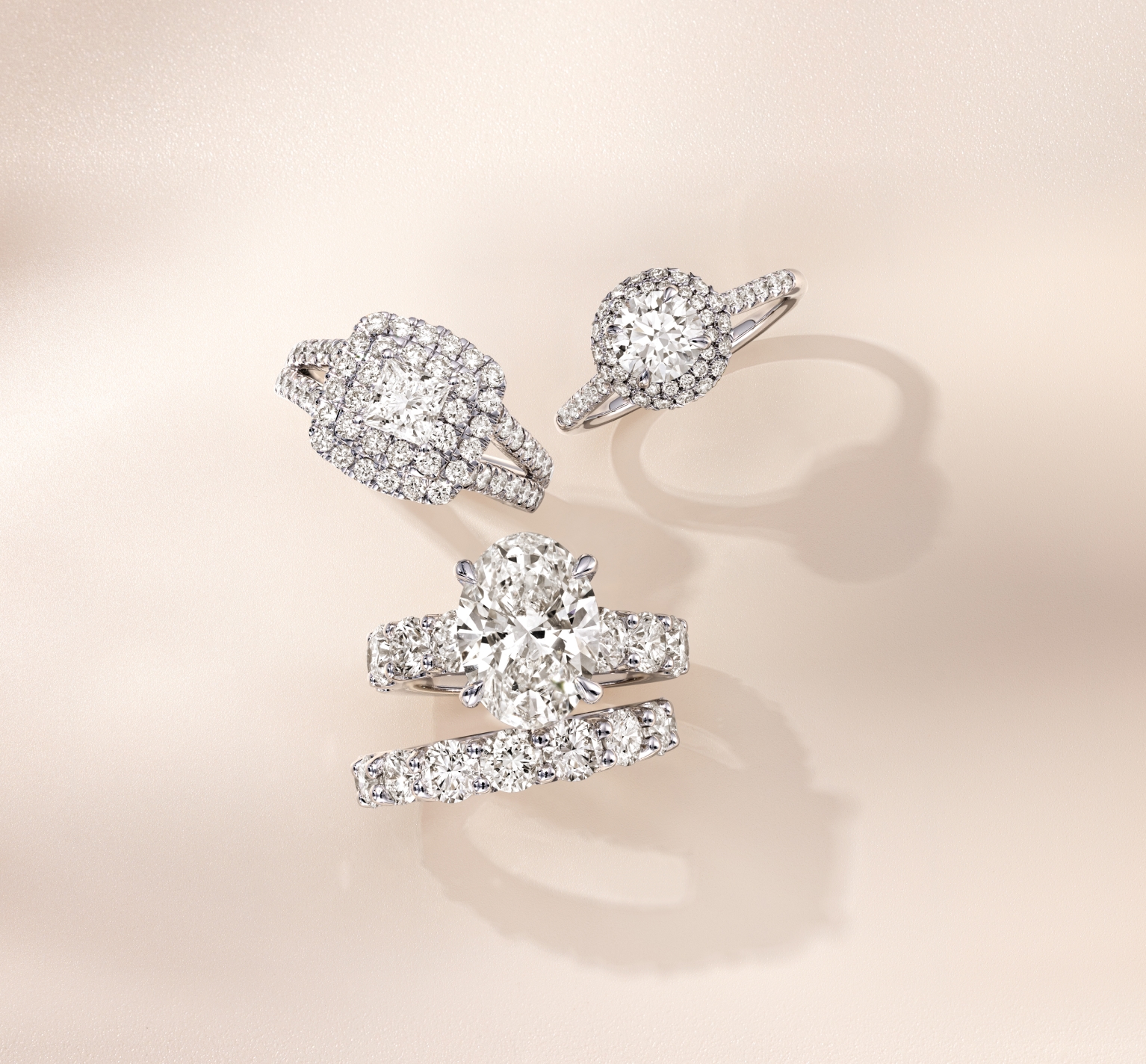 Grand Opulence 10 CT. T.W. Princess-Cut Certified Lab-Grown