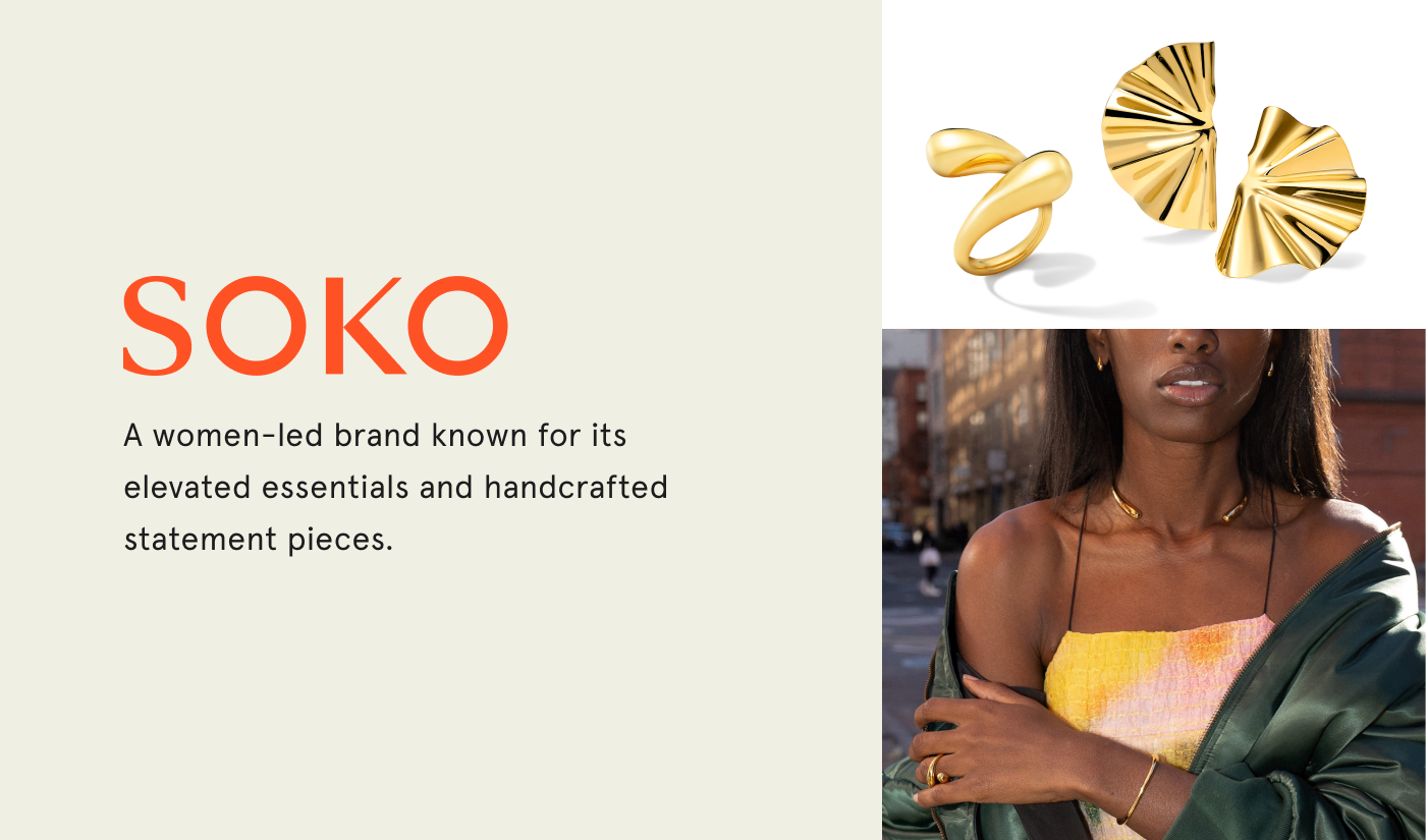 アクセサリー SOKO DELICATE DASH CUFF SOKO | Delicate Dash Cuff Bracelet
