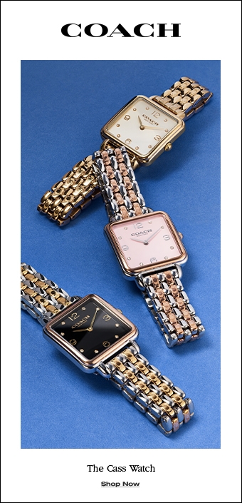 Coach. The Cass Watch. Shop Now.