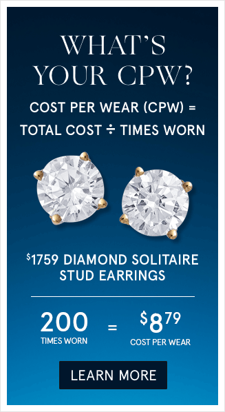 Cost per Wear - Diamond Studs