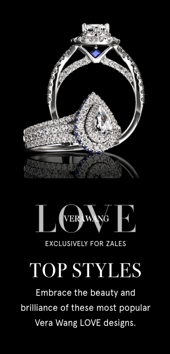 Embrace the beauty and brilliance of these most popular Vera Wang LOVE designs.