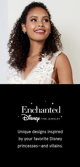 Enchanted Disney Fine Jewelry. Unique designs inspired by your favorite Disney princesses and villains.
