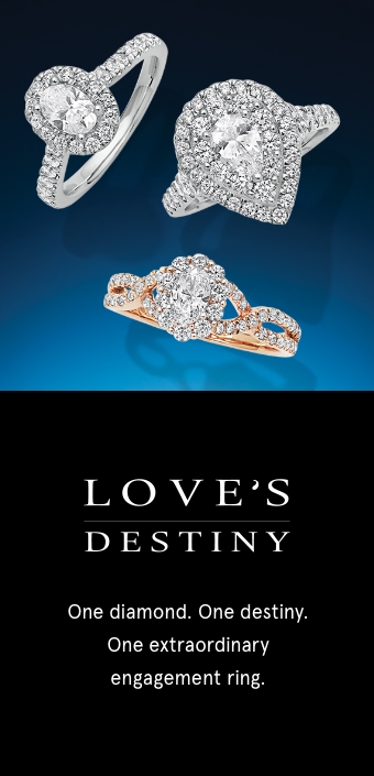 Loves Destiny: One diamond. One destiny. One extraordinary engagement ring.