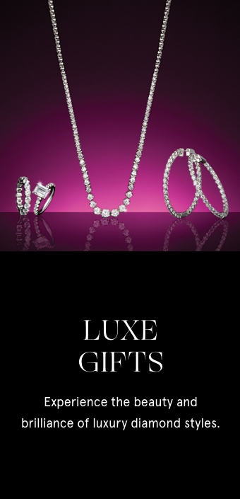 Luxe Gifts: Experience the beauty and brilliance of luxury diamond styles.