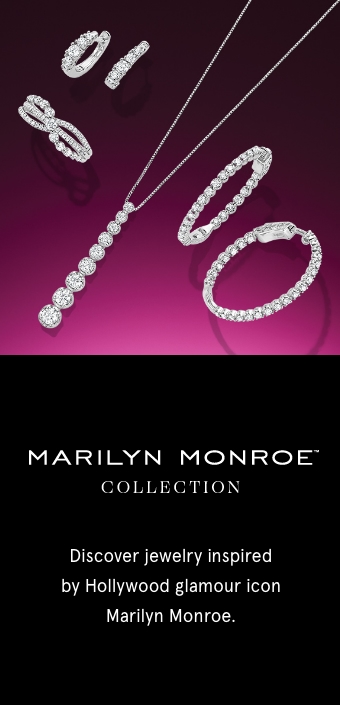 Marilyn Monroe Collection: Discover jewelry inspired by Hollywood glamour icon Marilyn Monroe.