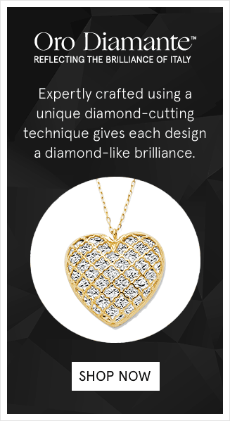Oro Diamante. Expertly cut using a unique diamond-cutting technique that gives each design diamond-like brilliance. Shop Now.