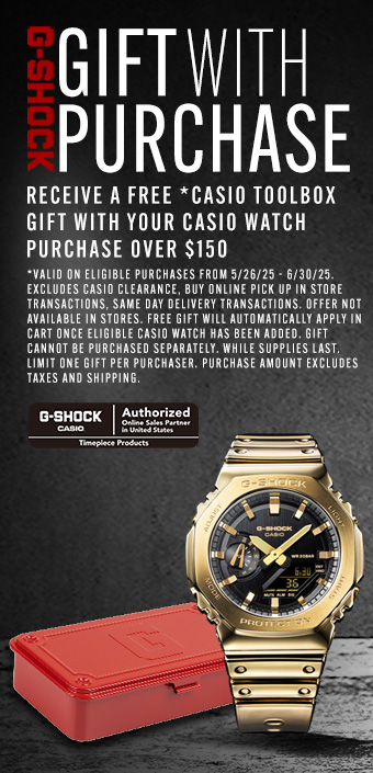 Casio Gift with purchase