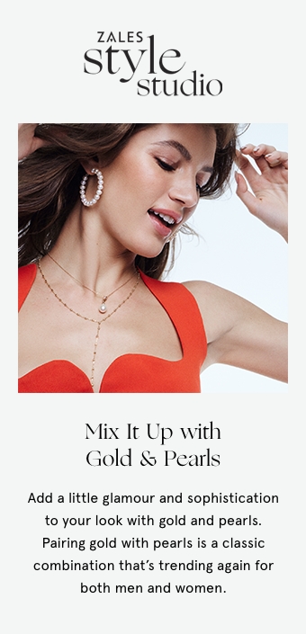 Mix It Up with Gold and Pearls: Add a little glamour and sophistication to your look with gold and pearls. Pairing gold with pearls is a classic combination that's trending again for both men and women.