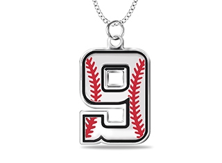 LUSSO Number Necklace Number Pendant for Boys Baseball Pendant Necklace Sports Prayer Jersey Necklace Gold Color 0-9 Charms Pendant Soccer/Football Necklace Crafted Jewelry for Men 