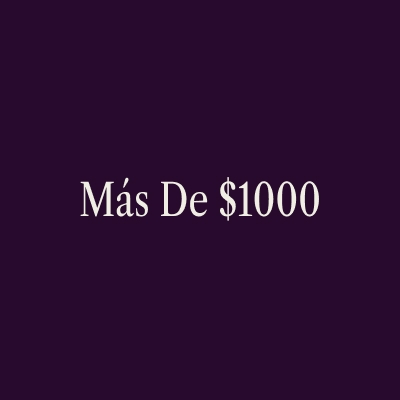 Máa De $1,000