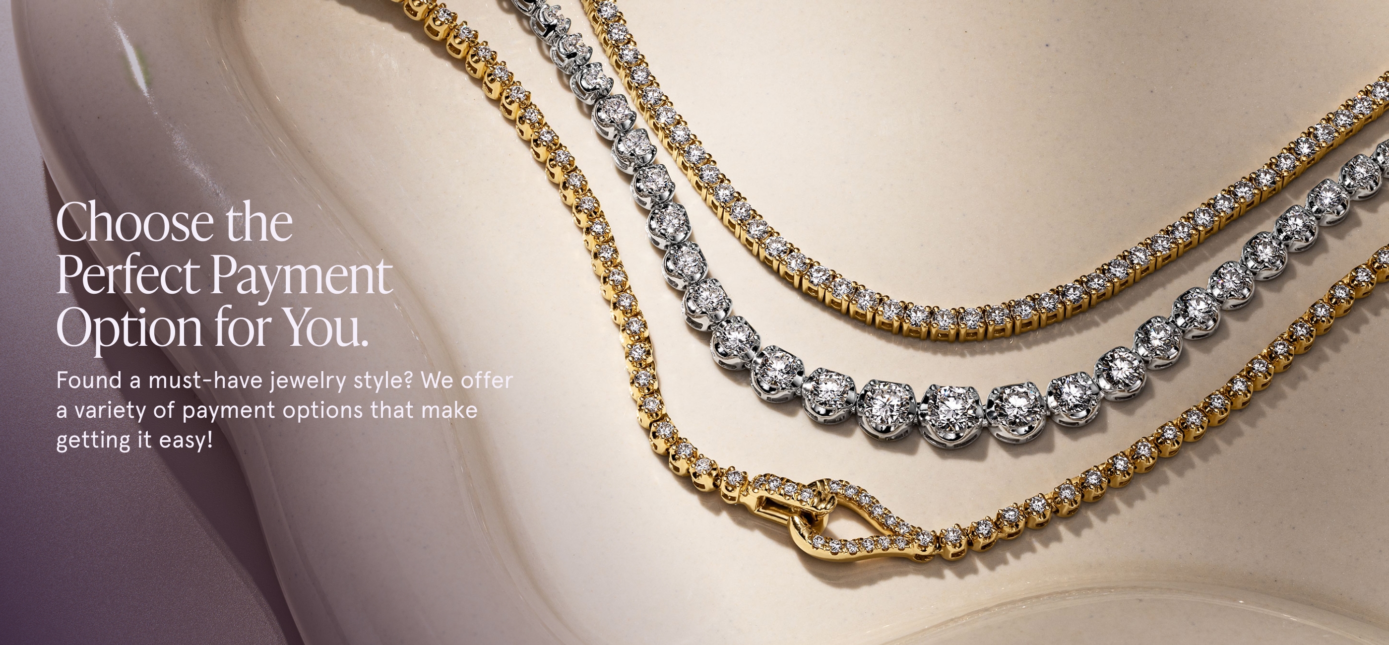 Choose the perfect payment option for you.