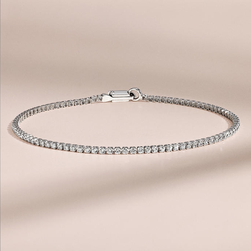 Shop White Gold Bracelets