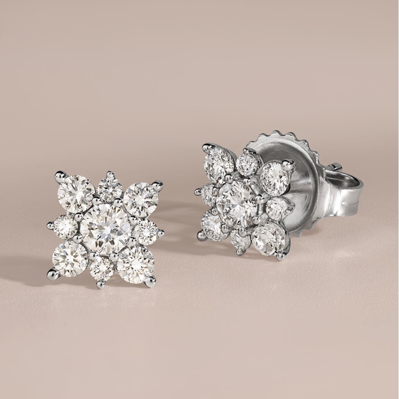 Shop White Gold Earrings